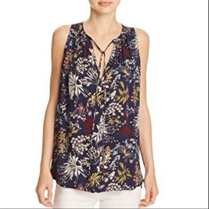 WAYF Mason Floral Print Sleeveless Blouse